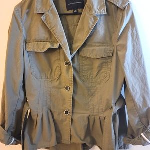 Banana Republic Military Jacket, Olive Green